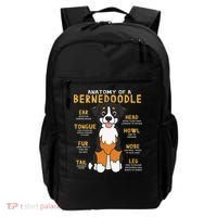 Bernedoodle Anatomy Funny Dog Mom Dad Cute Gift Backpack thumb 0