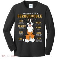 Bernedoodle Anatomy Funny Dog Mom Dad Cute Gift Kids Long Sleeve Shirt thumb 0