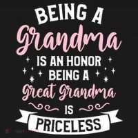Being A Grandma Is An Honor Being A Great Grandma Ornament thumb 1