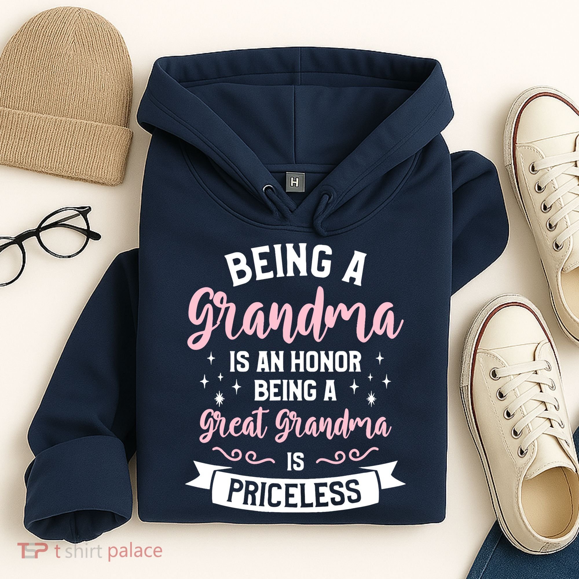 Being A Grandma Is An Honor Being A Great Grandma Hoodie
