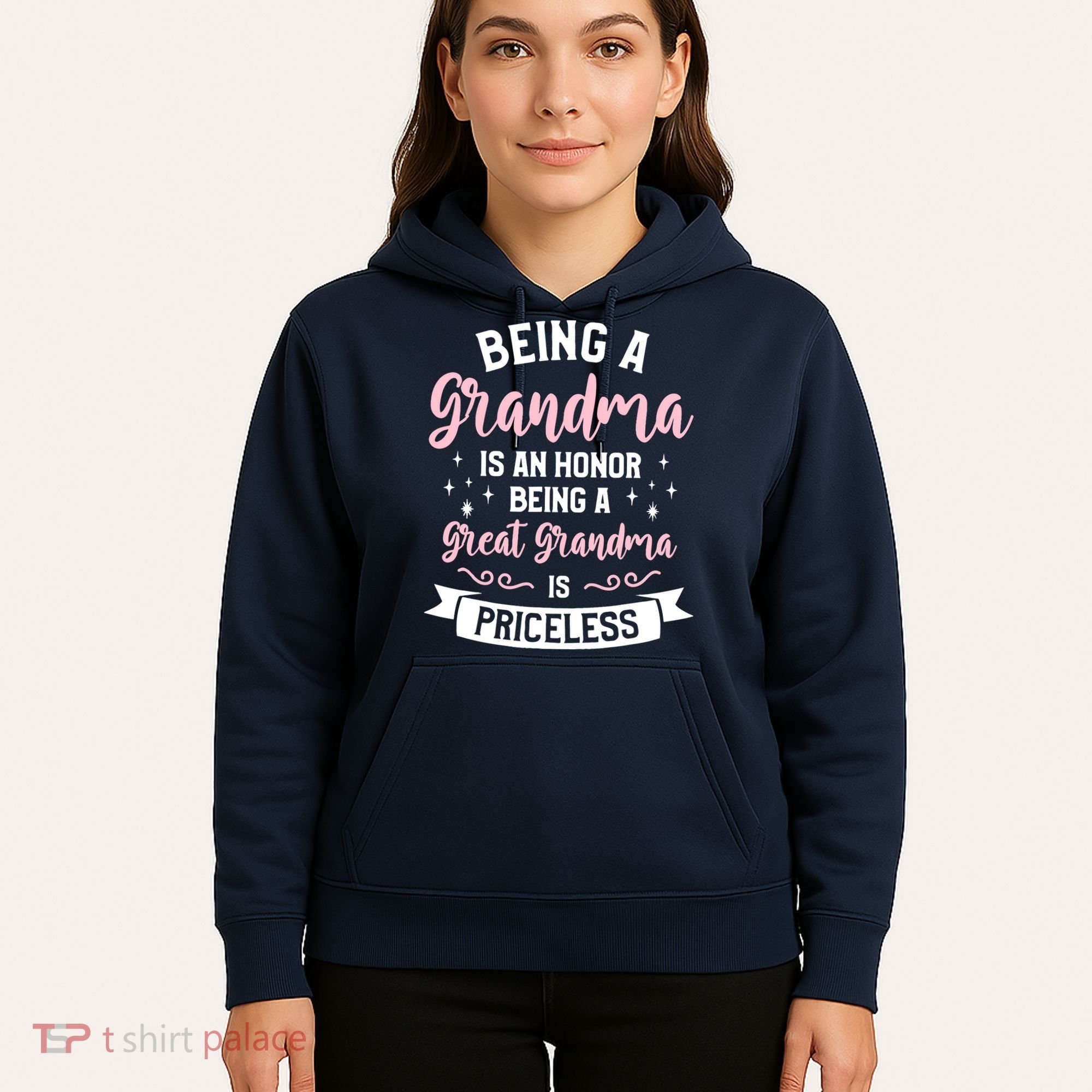 Being A Grandma Is An Honor Being A Great Grandma Hoodie