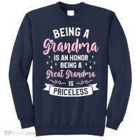 Being A Grandma Is An Honor Being A Great Grandma Sweatshirt thumb 0