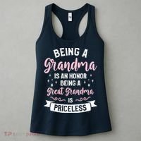 Being A Grandma Is An Honor Being A Great Grandma Women's Tank Top thumb 3
