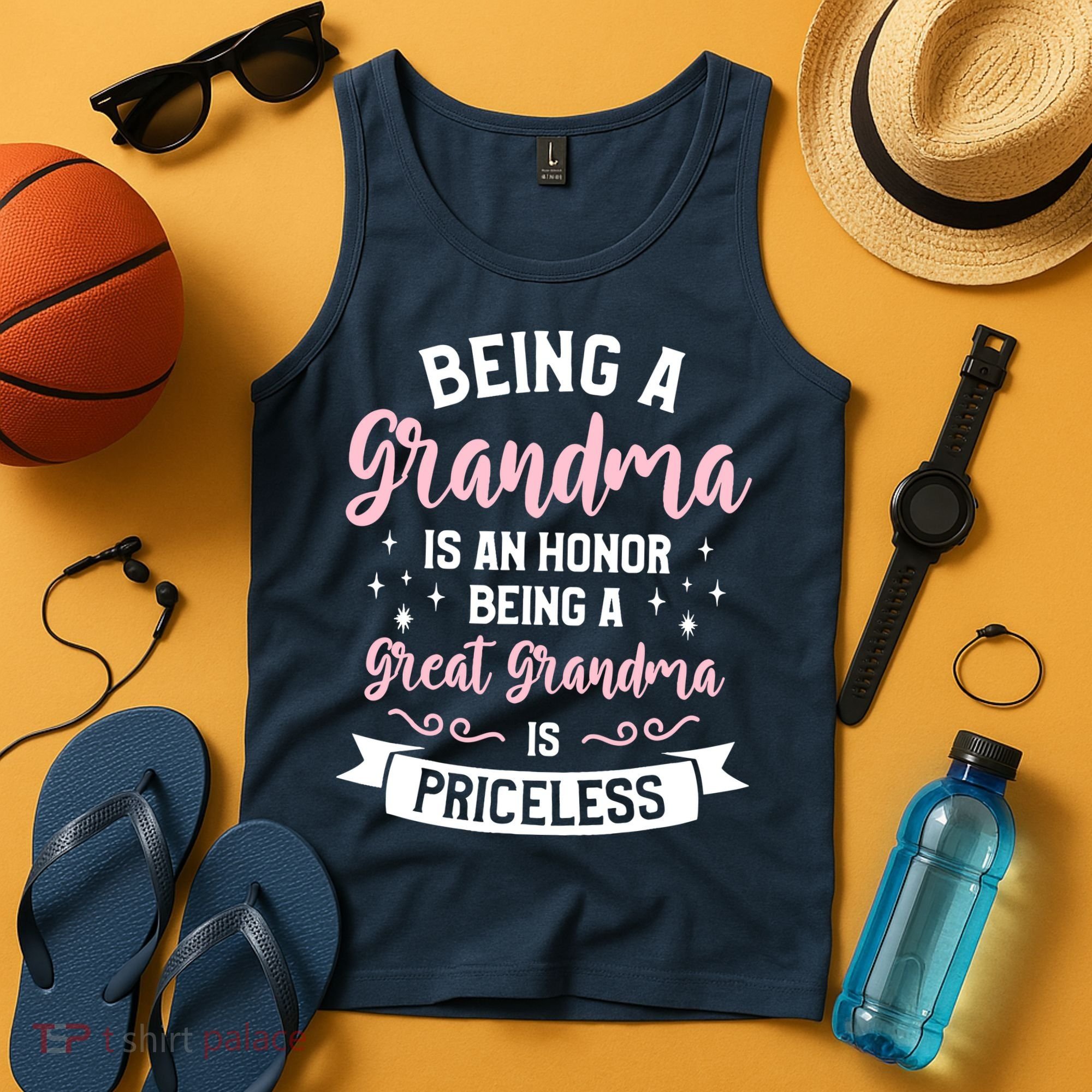 Being A Grandma Is An Honor Being A Great Grandma Tank Top