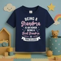 Being A Grandma Is An Honor Being A Great Grandma Toddler T-Shirt thumb 3