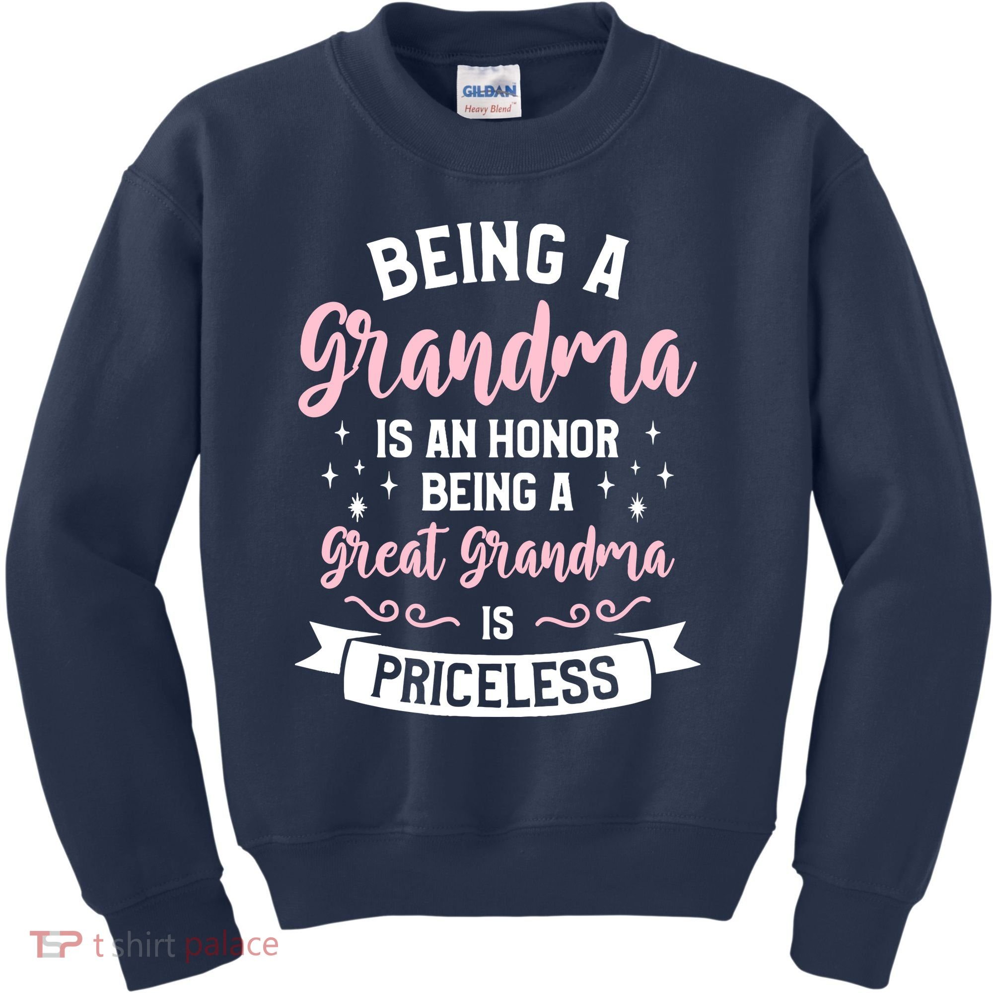 Being A Grandma Is An Honor Being A Great Grandma Kids Sweatshirt