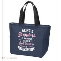 Being A Grandma Is An Honor Being A Great Grandma Tote Bag thumb 3