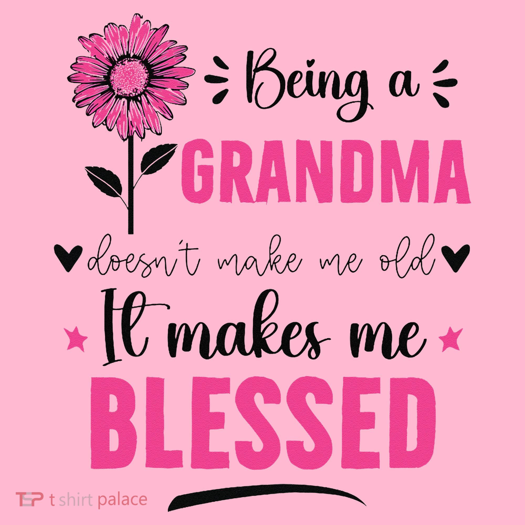 being a grandma doesn't make me old it makes me blessed Coaster