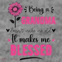 being a grandma doesn't make me old it makes me blessed Toddler Hoodie thumb 2
