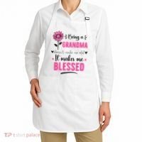 being a grandma doesn't make me old it makes me blessed Apron thumb 2