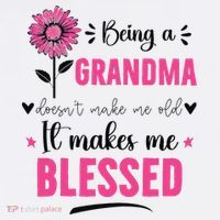 being a grandma doesn't make me old it makes me blessed Kids Sweatshirt thumb 2