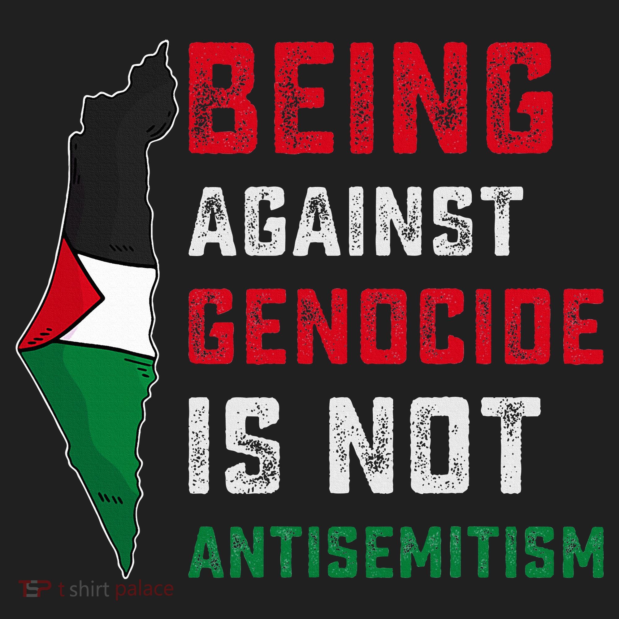 Being Against Genocide Is Not Antisemitism Support Palestine Women's Sweatshirt