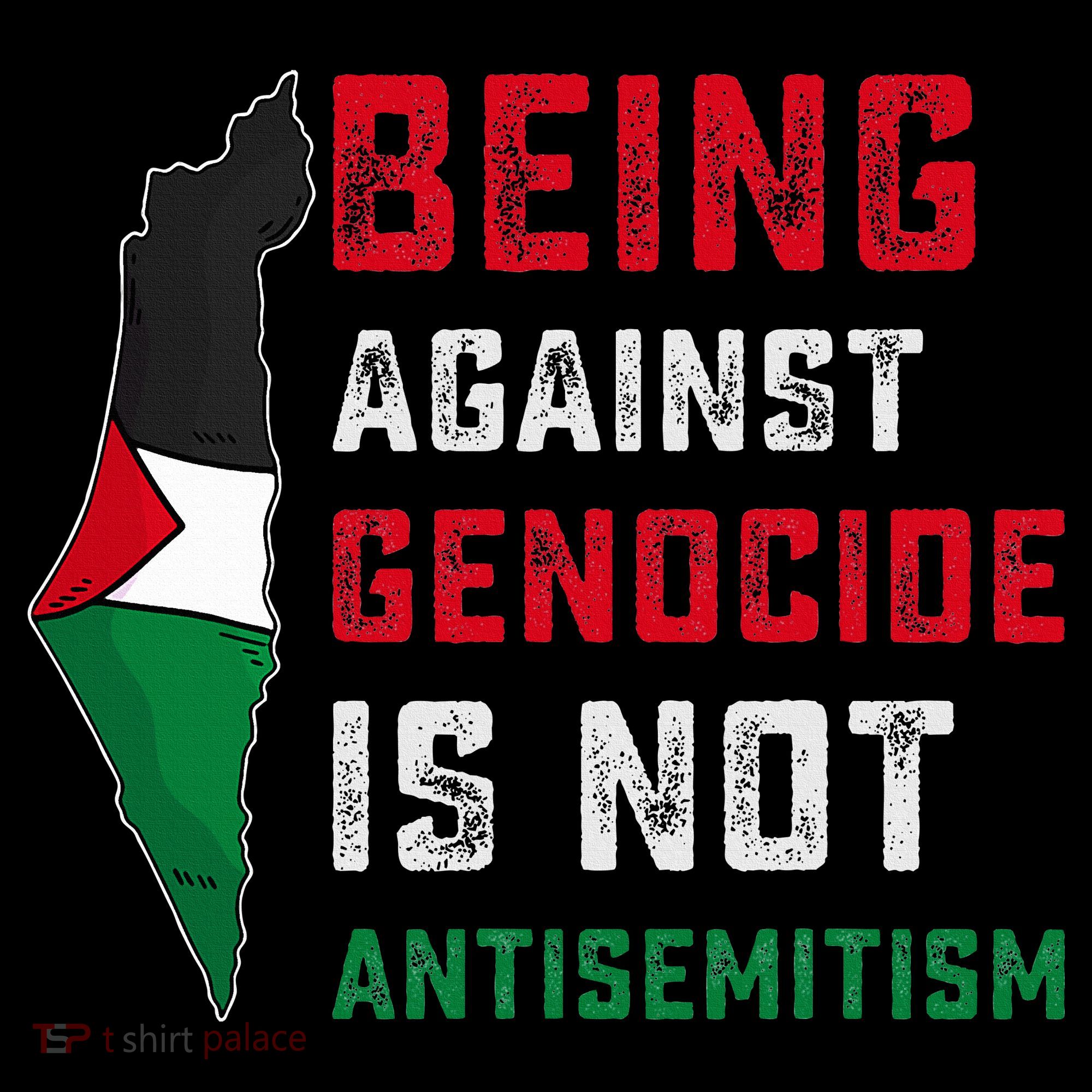 Being Against Genocide Is Not Antisemitism Support Palestine Bucket Hat