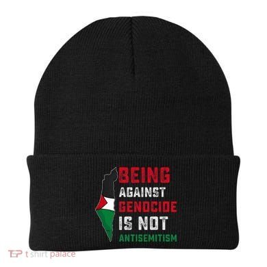 Being Against Genocide Is Not Antisemitism Support Palestine Beanie
