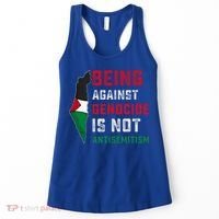 Being Against Genocide Is Not Antisemitism Support Palestine Women's Tank Top thumb 0