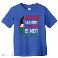 Being Against Genocide Is Not Antisemitism Support Palestine Toddler T-Shirt thumb 0