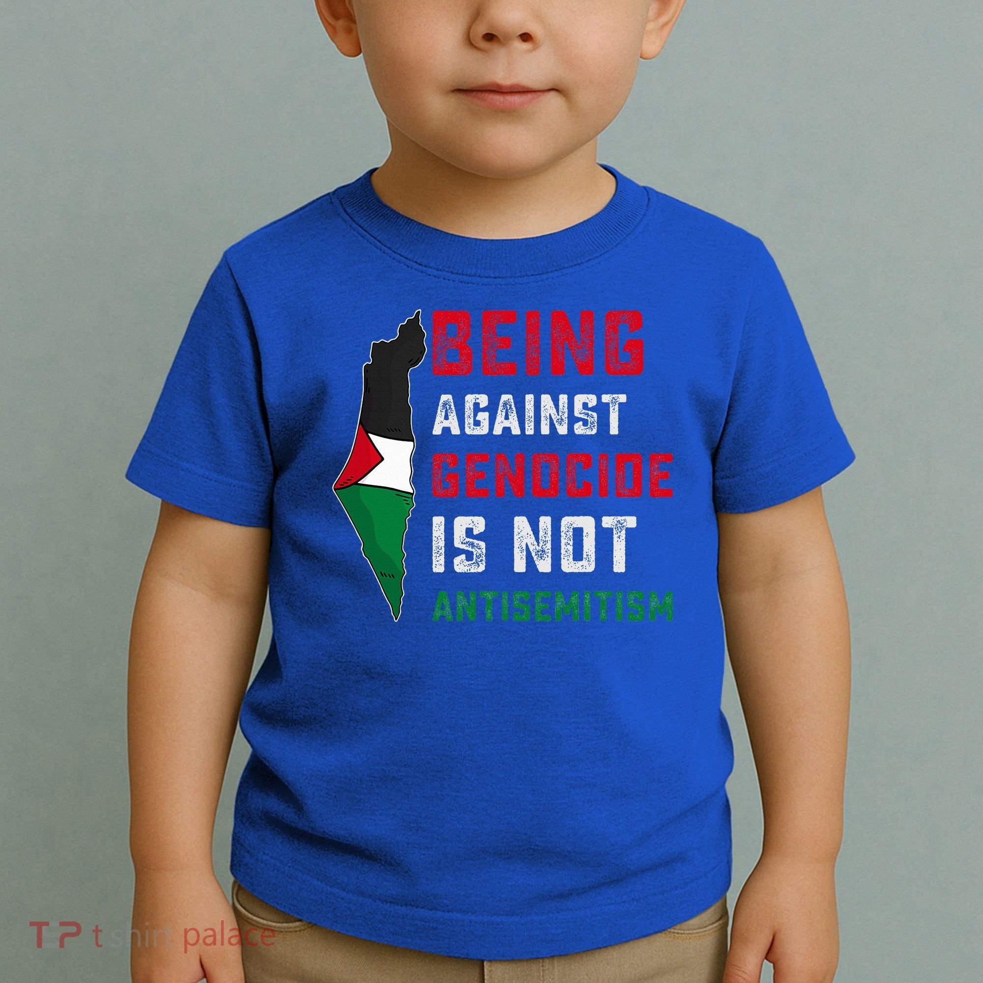Being Against Genocide Is Not Antisemitism Support Palestine Toddler T-Shirt