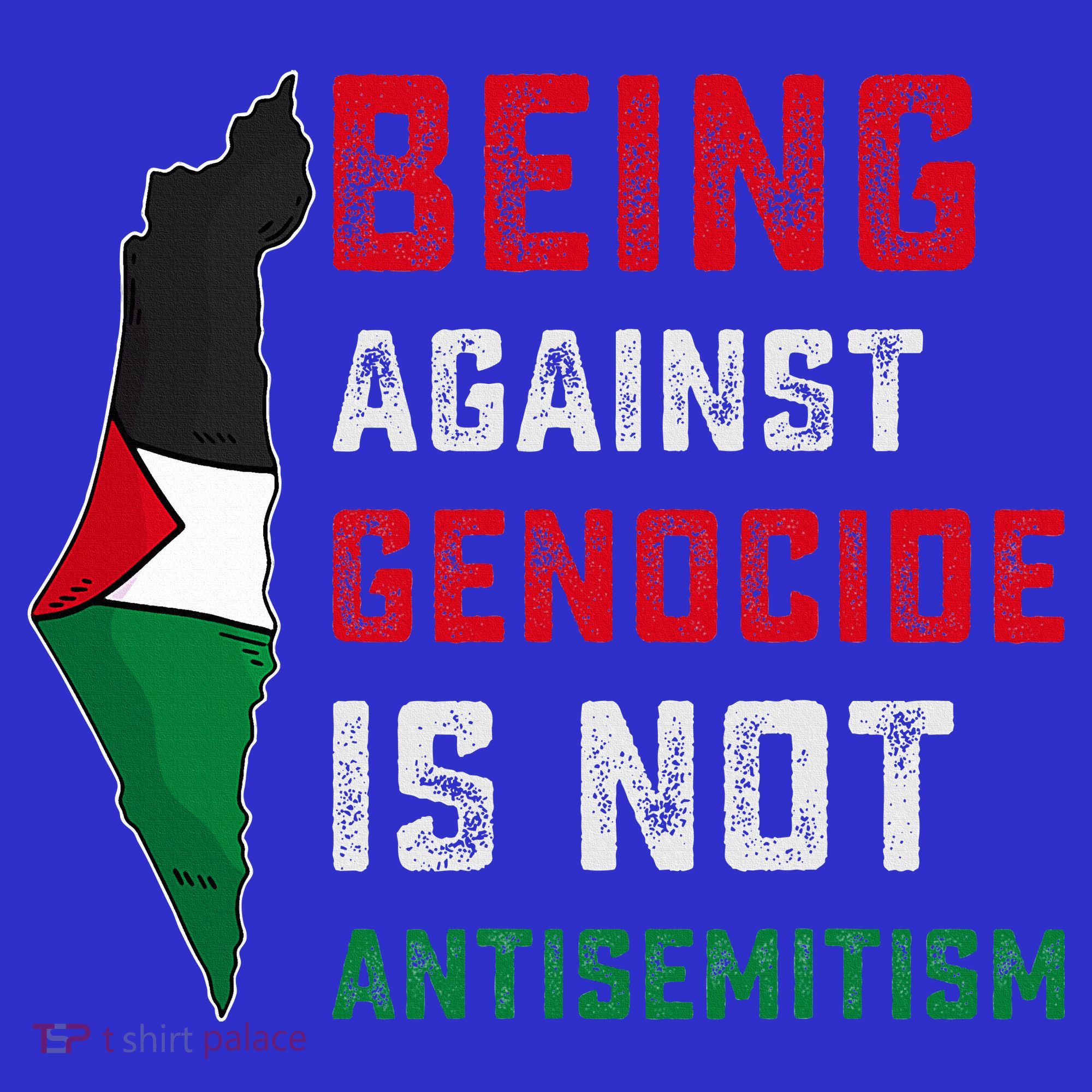 Being Against Genocide Is Not Antisemitism Support Palestine Women's Long Sleeve Shirt