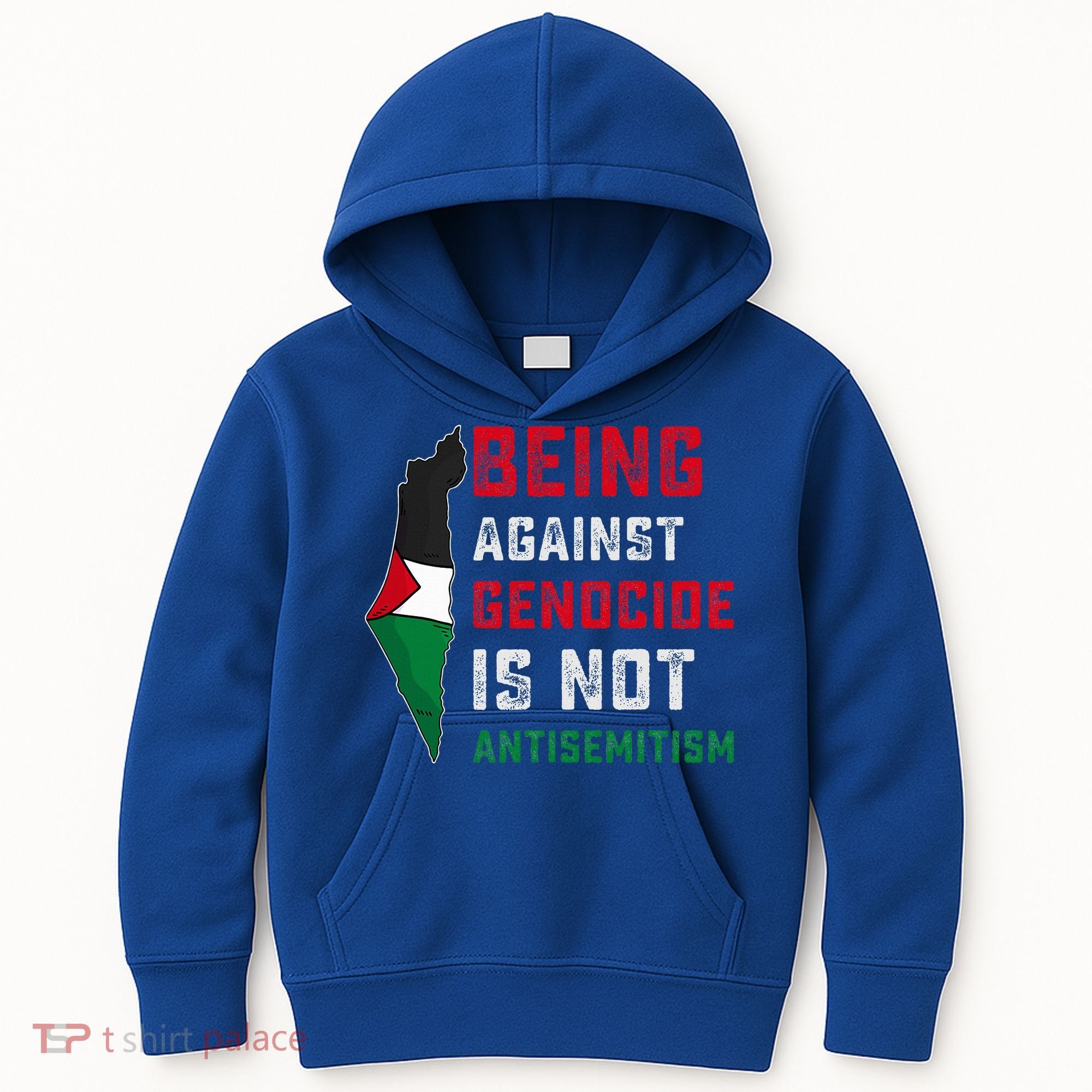 Being Against Genocide Is Not Antisemitism Support Palestine Kids Hoodie