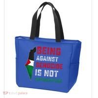 Being Against Genocide Is Not Antisemitism Support Palestine Tote Bag thumb 3
