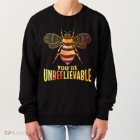 Bee Art Graphic Unbeelievable Bees Meaningful Gift Women's Sweatshirt thumb 0