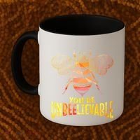 Bee Art Graphic Unbeelievable Bees Meaningful Gift Coffee Mug thumb 2