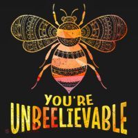 Bee Art Graphic Unbeelievable Bees Meaningful Gift Pajama Set thumb 2