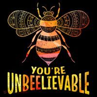 Bee Art Graphic Unbeelievable Bees Meaningful Gift Women's Hoodie thumb 2