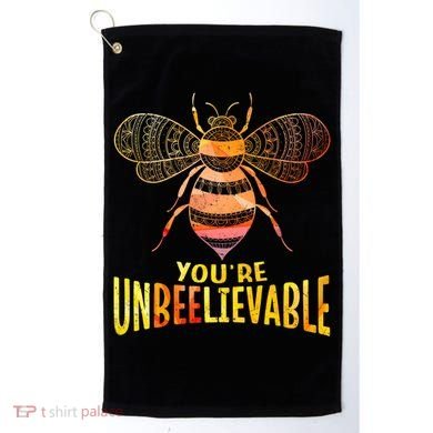 Bee Art Graphic Unbeelievable Bees Meaningful Gift Golf Towel