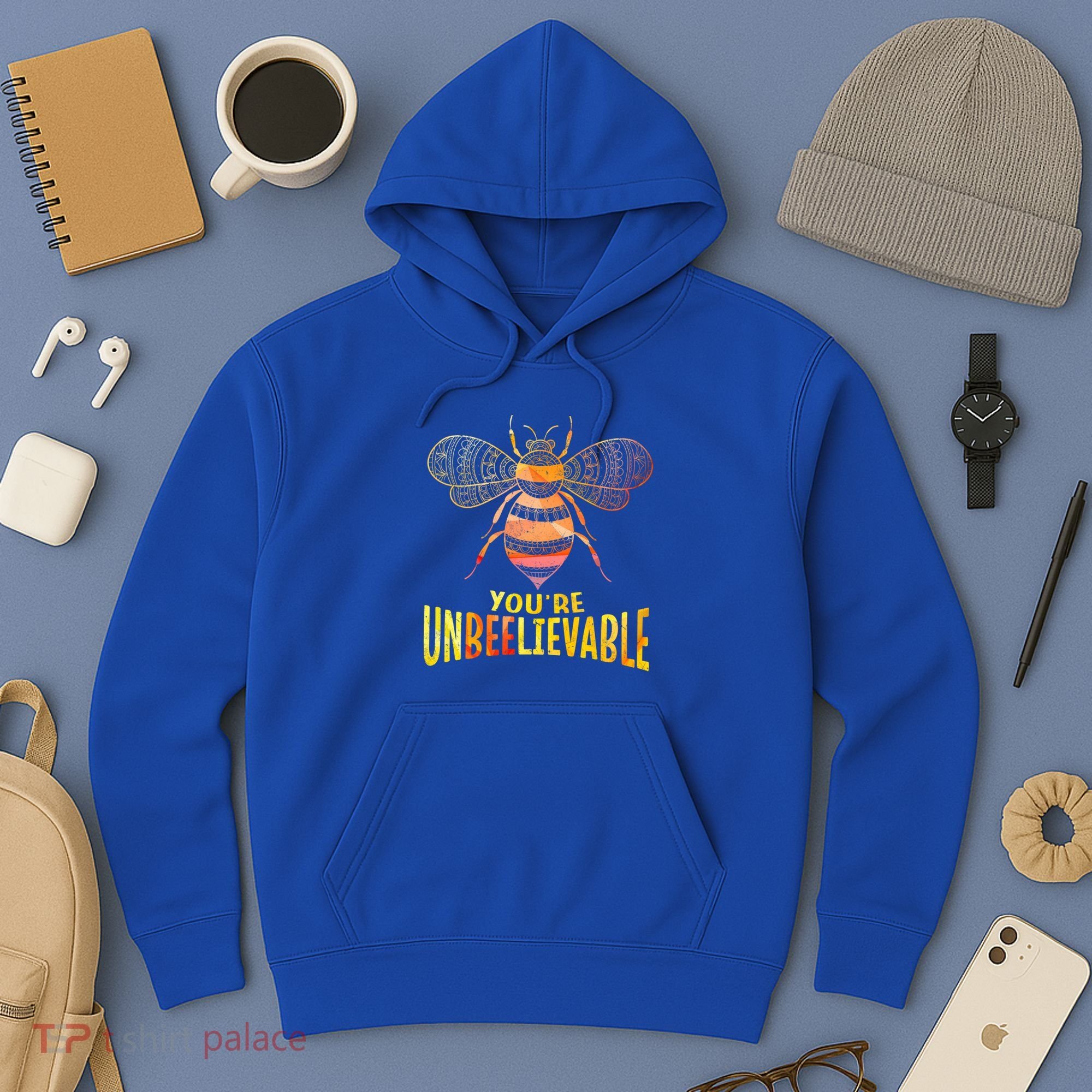 Bee Art Graphic Unbeelievable Bees Meaningful Gift Hoodie