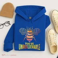 Bee Art Graphic Unbeelievable Bees Meaningful Gift Hoodie thumb 4