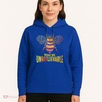 Bee Art Graphic Unbeelievable Bees Meaningful Gift Hoodie thumb 5