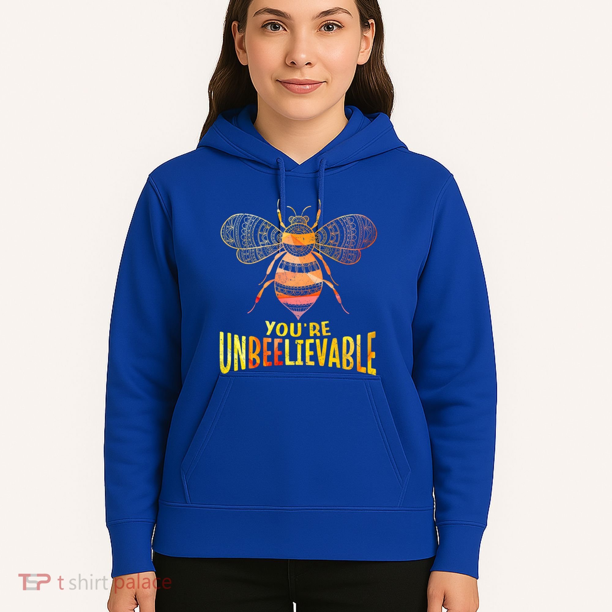 Bee Art Graphic Unbeelievable Bees Meaningful Gift Hoodie