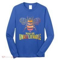 Bee Art Graphic Unbeelievable Bees Meaningful Gift Long Sleeve Shirt thumb 0