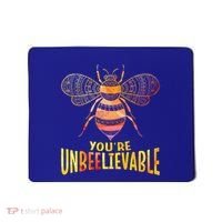 Bee Art Graphic Unbeelievable Bees Meaningful Gift Mousepad thumb 0