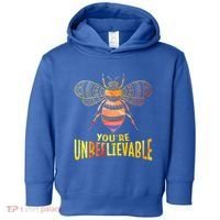 Bee Art Graphic Unbeelievable Bees Meaningful Gift Toddler Hoodie thumb 0