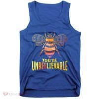 Bee Art Graphic Unbeelievable Bees Meaningful Gift Tank Top thumb 0