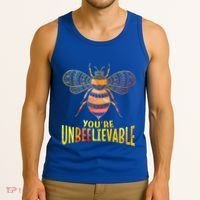 Bee Art Graphic Unbeelievable Bees Meaningful Gift Tank Top thumb 3