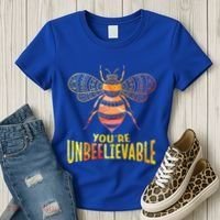 Bee Art Graphic Unbeelievable Bees Meaningful Gift Women's T-Shirt thumb 3