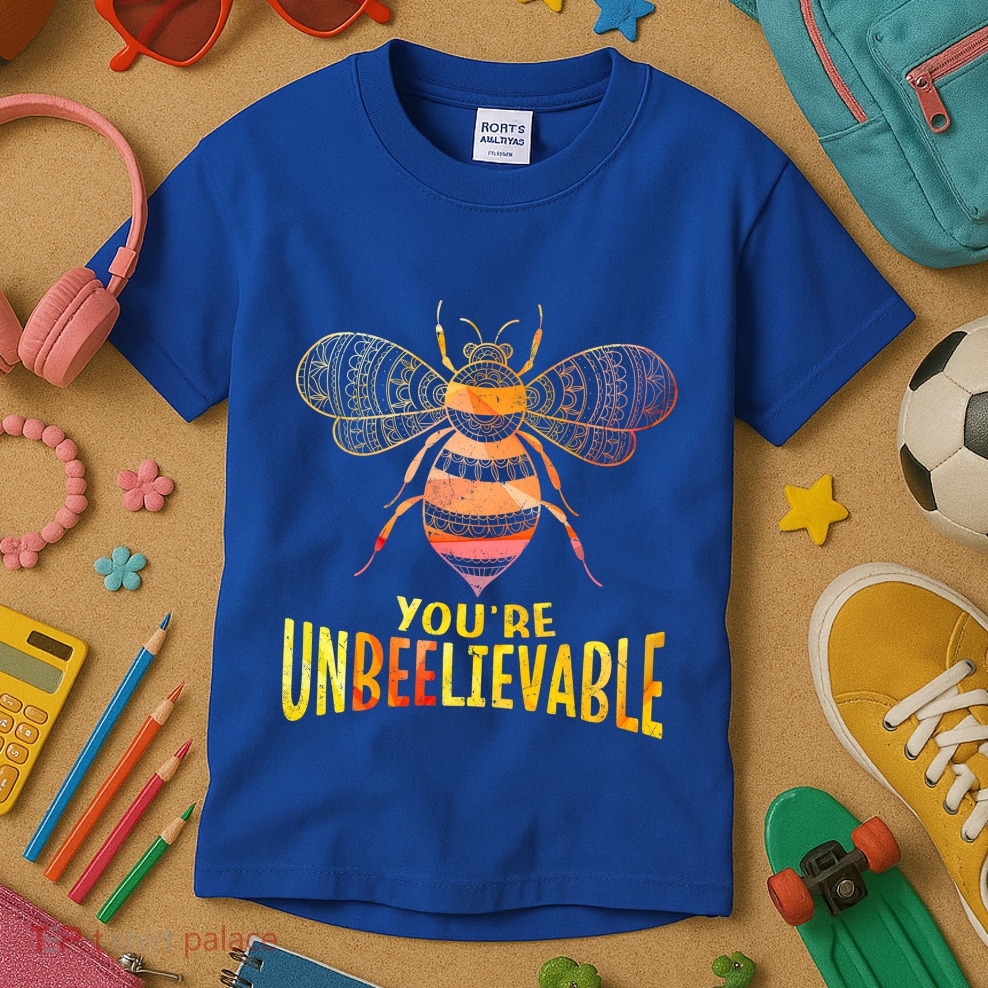 Bee Art Graphic Unbeelievable Bees Meaningful Gift Kids T-Shirt