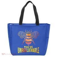 Bee Art Graphic Unbeelievable Bees Meaningful Gift Tote Bag thumb 0