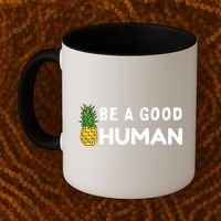 Be A Good Human Funny Down Syndrome Day Gift Coffee Mug thumb 2