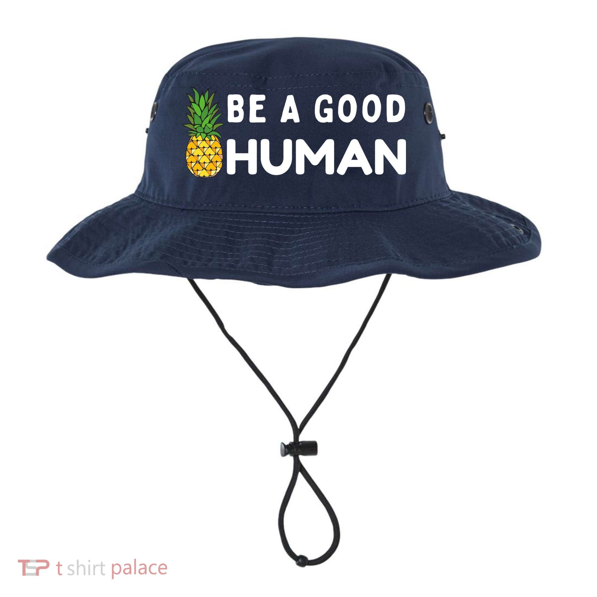 Be A Good Human Funny Down Syndrome Day Gift Bucket Hat