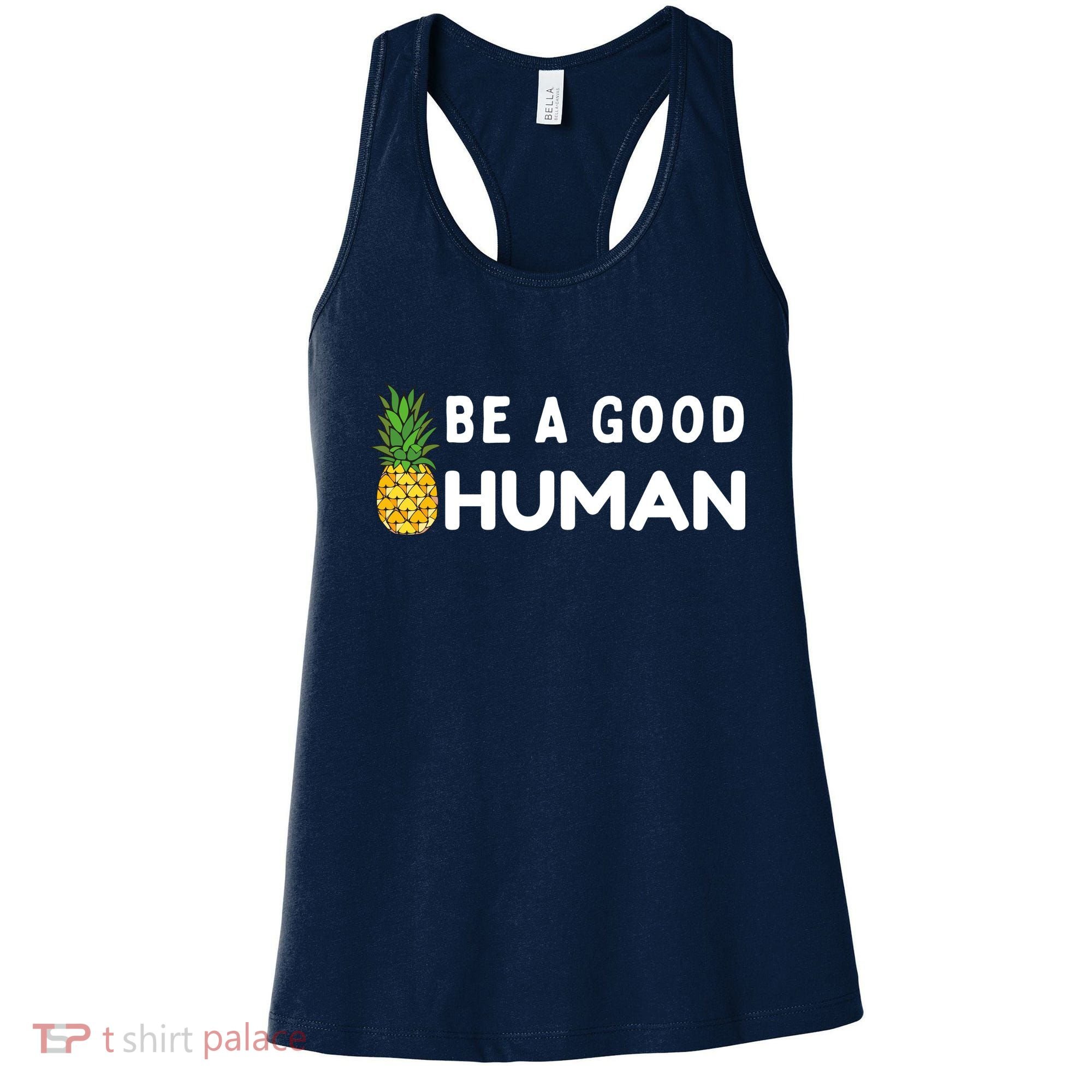 Be A Good Human Funny Down Syndrome Day Gift Women's Tank Top