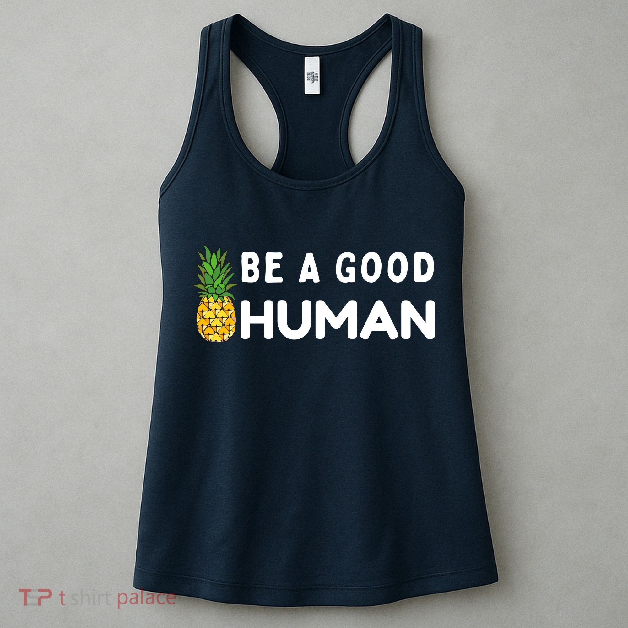 Be A Good Human Funny Down Syndrome Day Gift Women's Tank Top