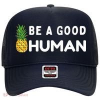 Be A Good Human Funny Down Syndrome Day Gift Hat thumb 0