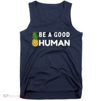 Be A Good Human Funny Down Syndrome Day Gift Tank Top thumb 0