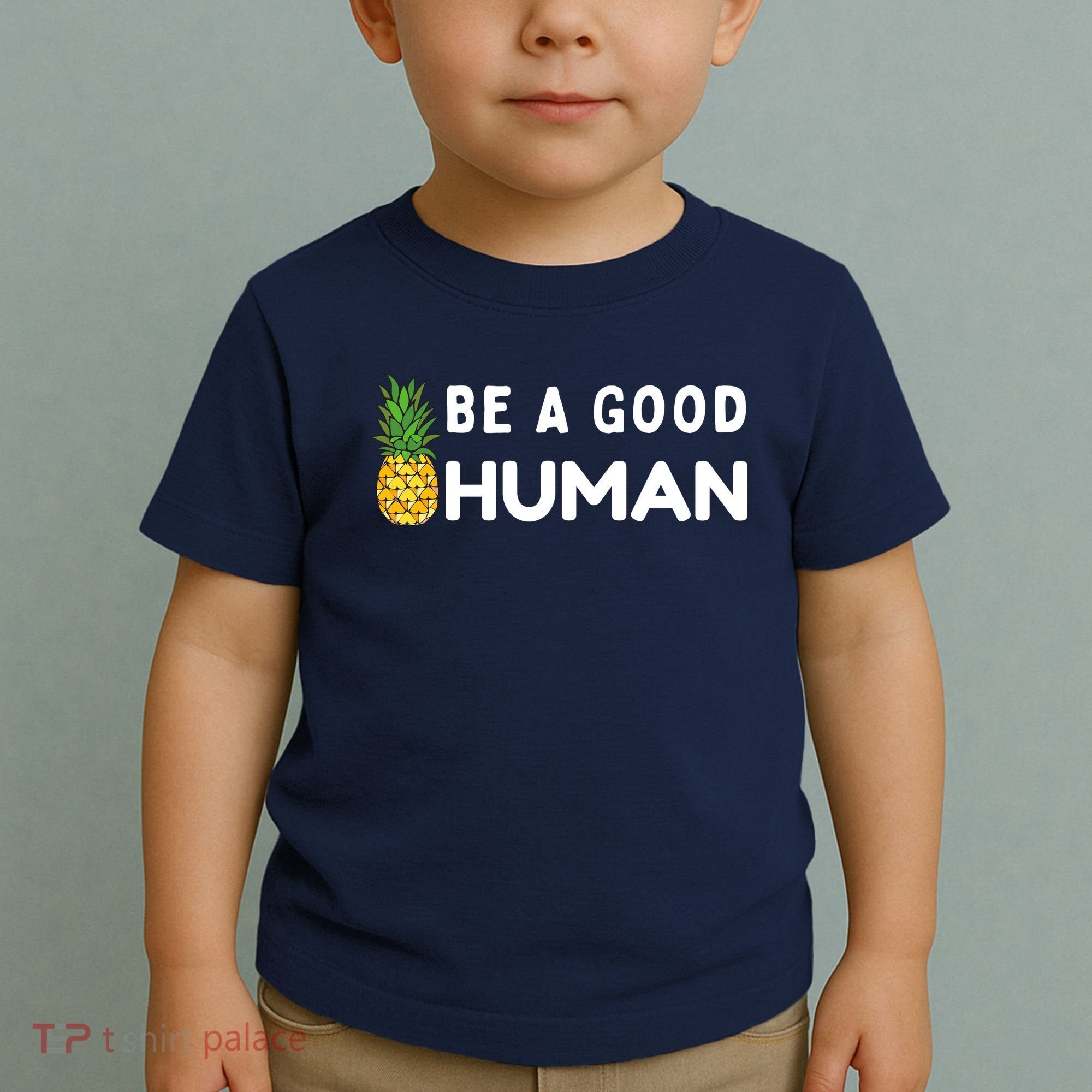 Be A Good Human Funny Down Syndrome Day Gift Toddler T-Shirt