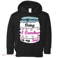 Being A Grandma Is My Jam Toddler Hoodie thumb 0