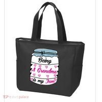 Being A Grandma Is My Jam Tote Bag thumb 3